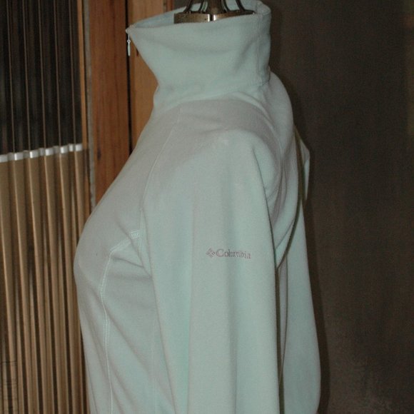 Columbia Sportswear Fleece Pullover - Mint Green - Sz. M - Picture 2 of 4